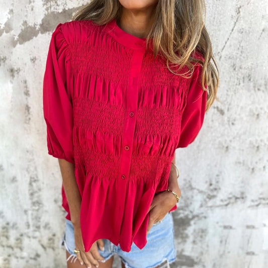 Tordis | Elegant bluse i Ibiza-stil