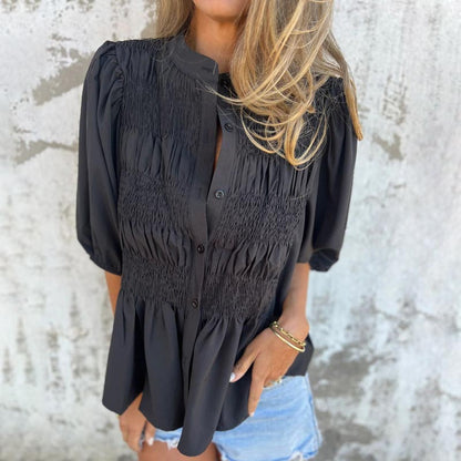 Tordis | Elegant bluse i Ibiza-stil
