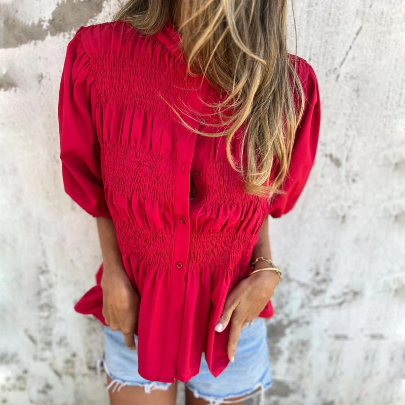 Tordis | Elegant bluse i Ibiza-stil