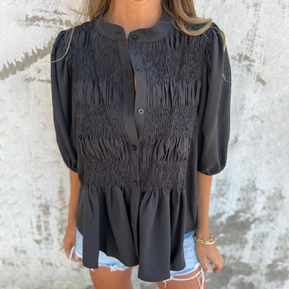 Tordis | Elegant bluse i Ibiza-stil