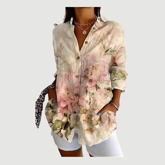 Selma™ | Kunstnerisk Blomst Bluse