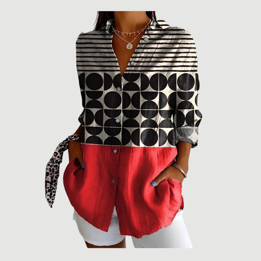 Sigrid™ | Kunstnerisk Blomst Bluse